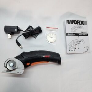 Worx ZipSnip Cordless Shear WX081L Li-Ion Black Orange with Case